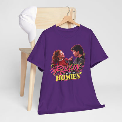 Rollin' With The Homies Tee | Retro Movie Quote Graphic Shirt