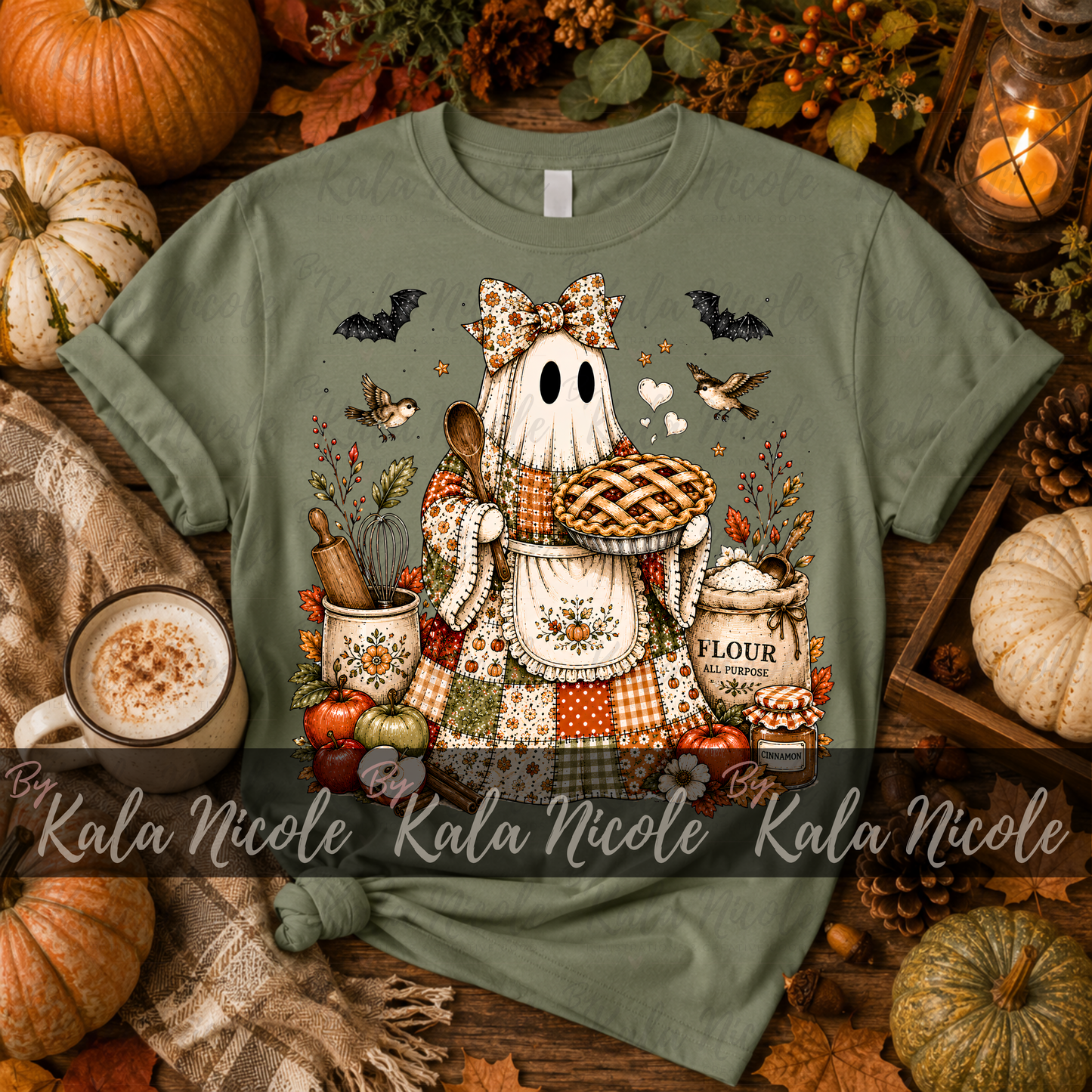 Patchwork Ghost PNG | Baking