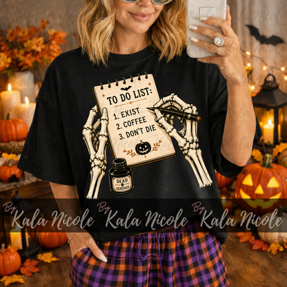 Skeleton Hands To Do List PNG