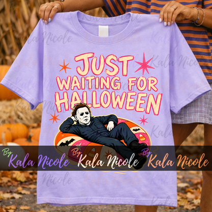 Just Waiting for Halloween PNG