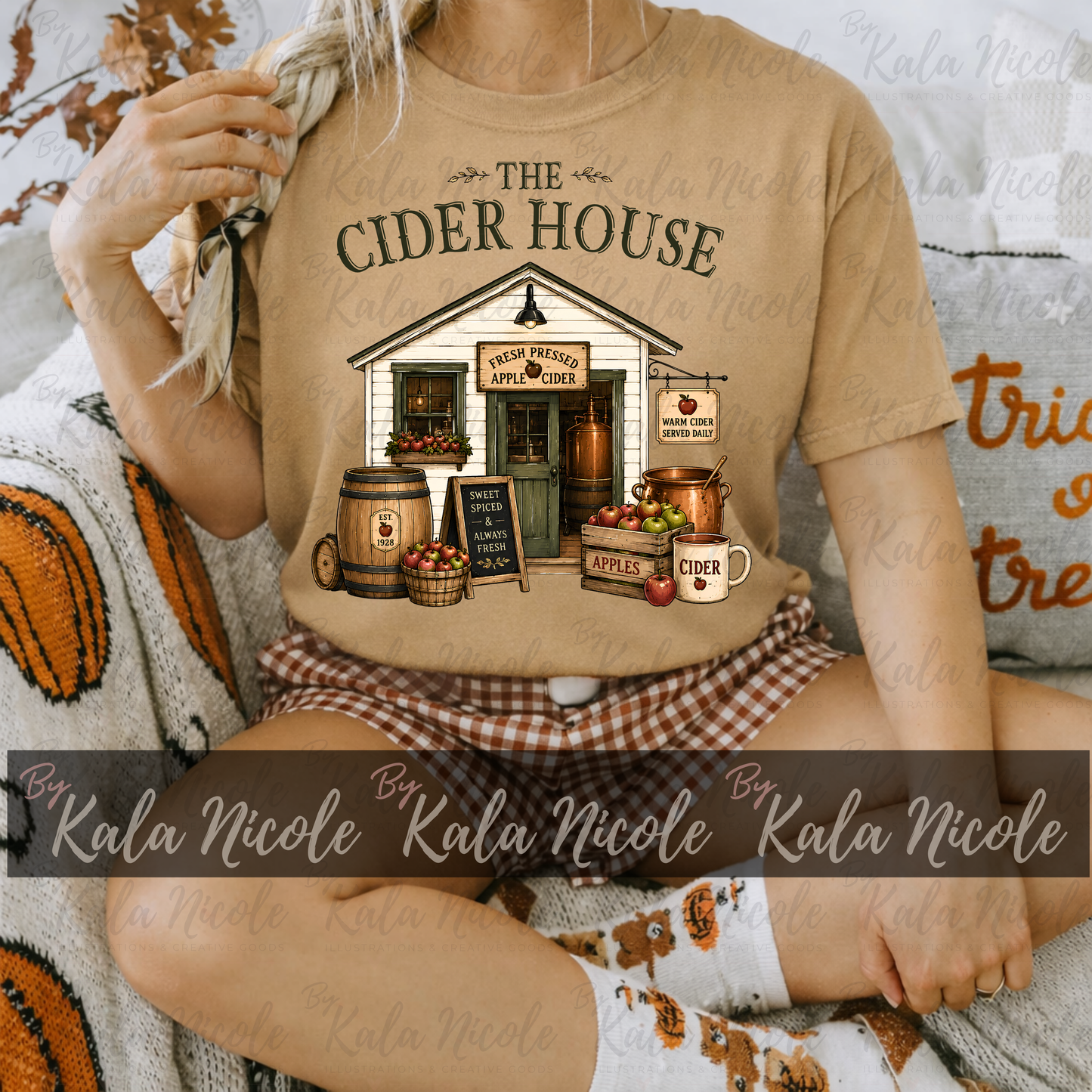 The Cider House PNG | Trendy Fall PNG | Vintage Country Fall Clipart (Digital Download)