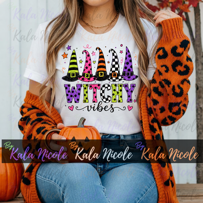 Witchy Vibes PNG Bundle | Trendy Halloween PNG | Fall PNG | Cute Witch Clipart (Digital Download)