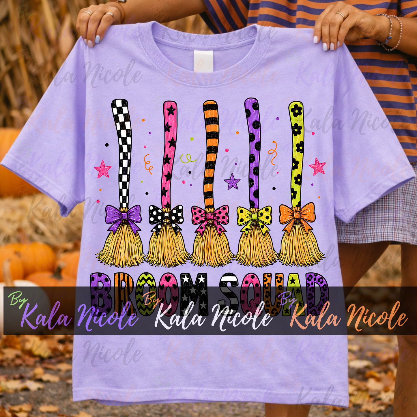 Broom Squad PNG Bundle | Trendy Halloween PNG | Fall PNG | Cute Witch Clipart (Digital Download)