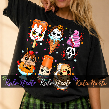 Horror Movie Dessert PNG | Trendy Halloween PNG | Horror Movie Clipart (Digital Download)