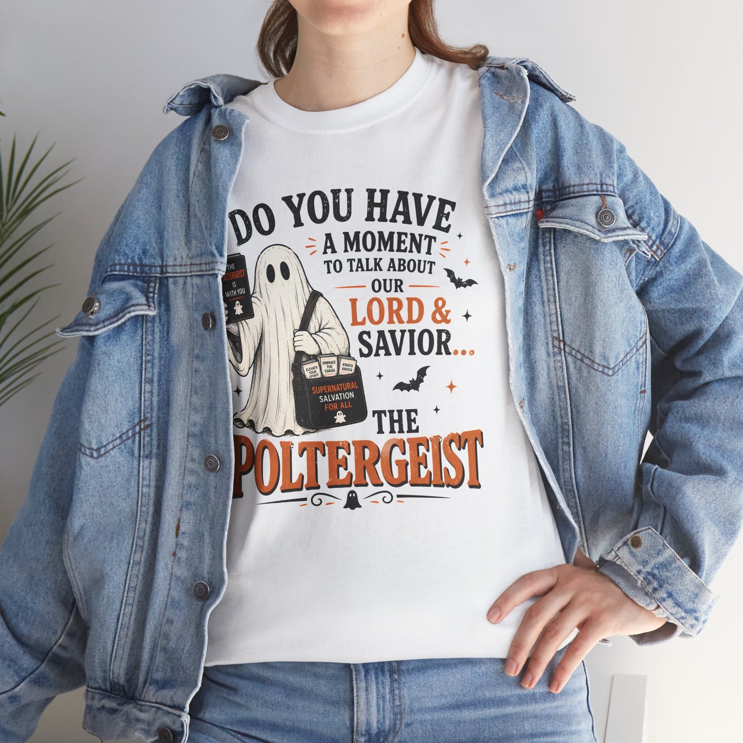 Halloween Ghost Tee | "Do You Have a Moment" Adult Humor