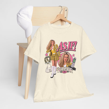 AS IF! Retro 90s Graphic Tee