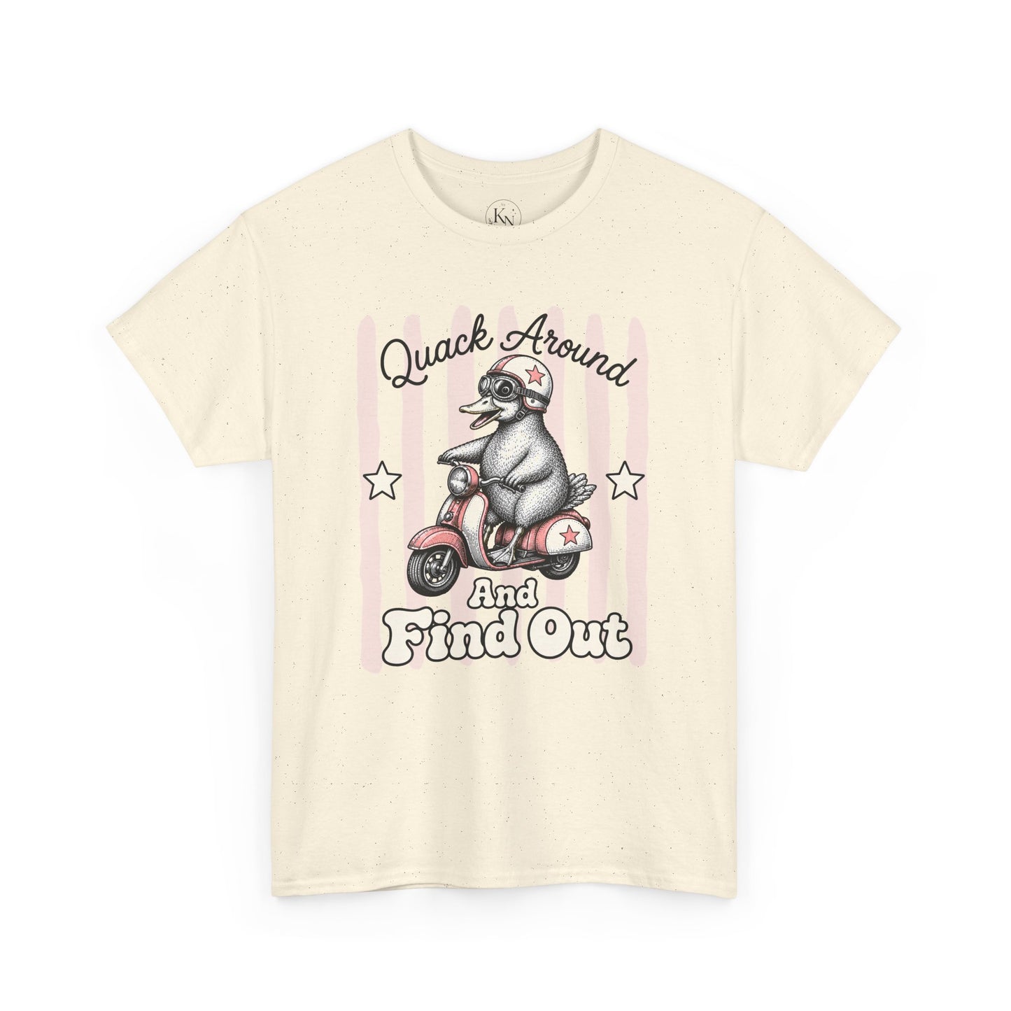 Quack Around and Find Out Retro Duck Graphic Tee