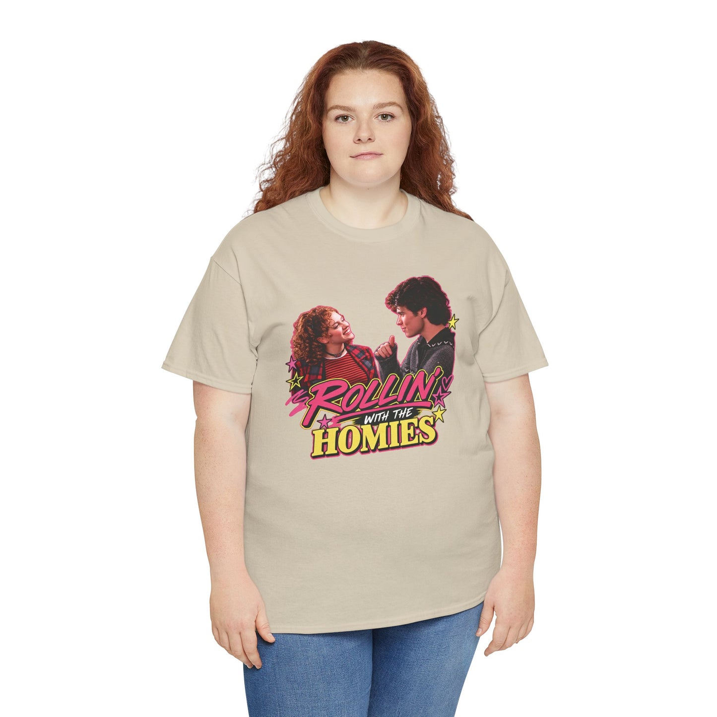 Rollin' With The Homies Tee | Retro Movie Quote Graphic Shirt