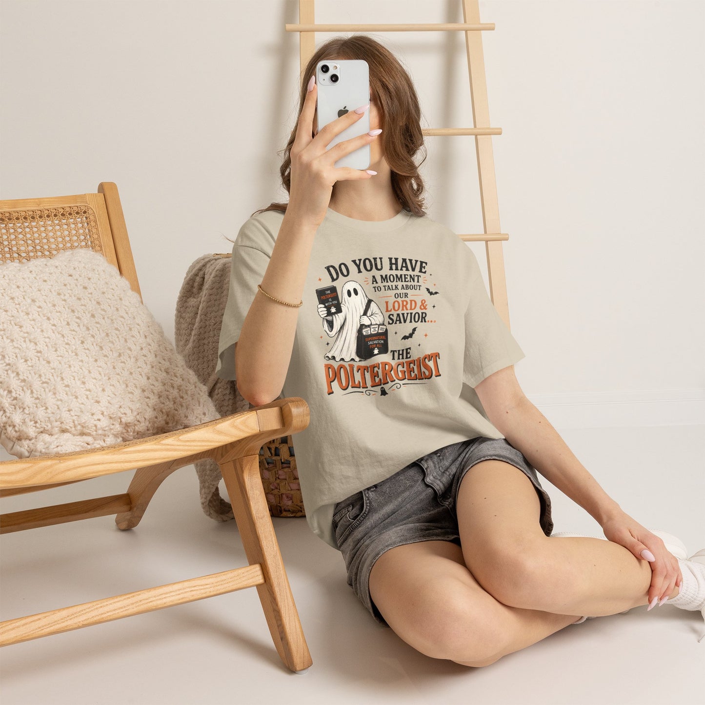 Halloween Ghost Tee | "Do You Have a Moment" Adult Humor