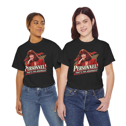 Personnel! That's for Assholes! Retro Graphic Tee