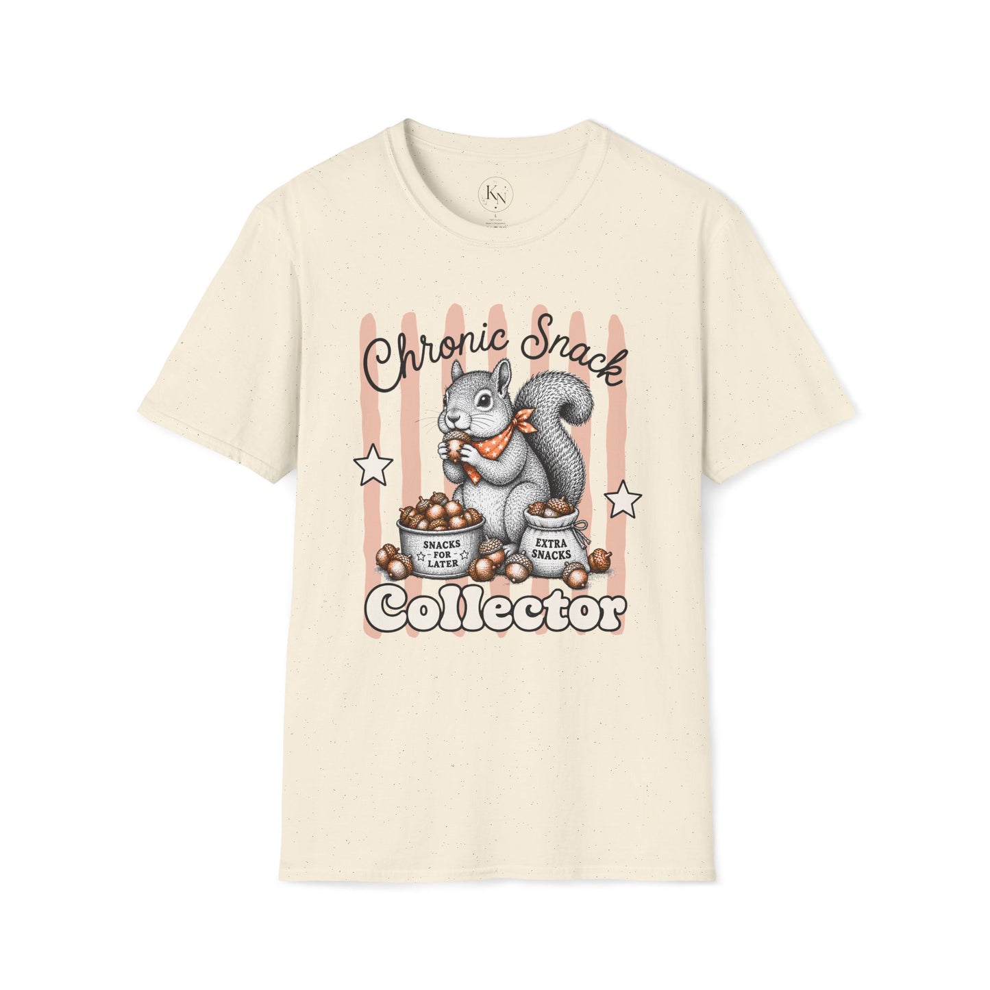 'Chronic Snack Collector' Squirrel Graphic Tee