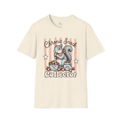 'Chronic Snack Collector' Squirrel Graphic Tee