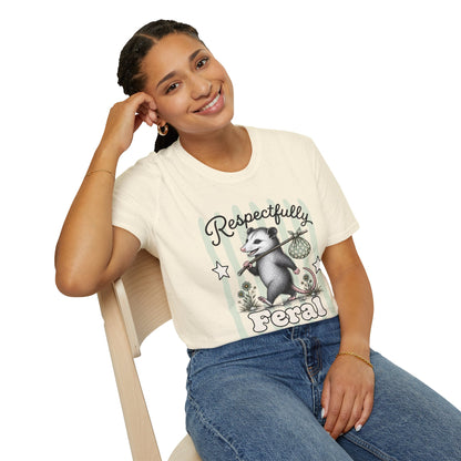 'Respectfully Feral' Possum Graphic Tee