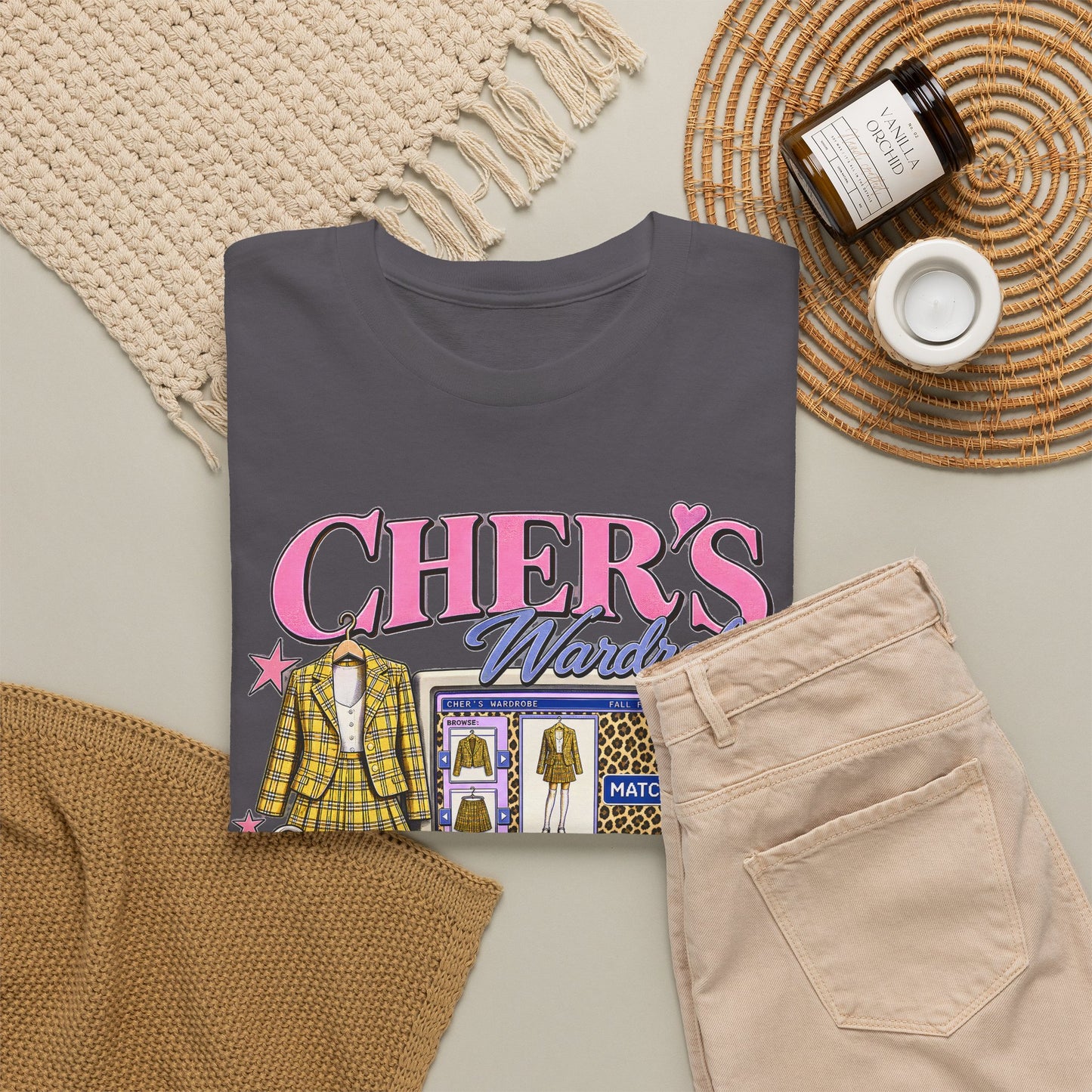 Cher's Wardrobe Graphic Tee | 90s Movie Nostalgia