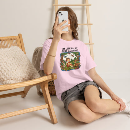 I'm Literally Just Existing Tee — Vintage Nature Graphic T-Shirt