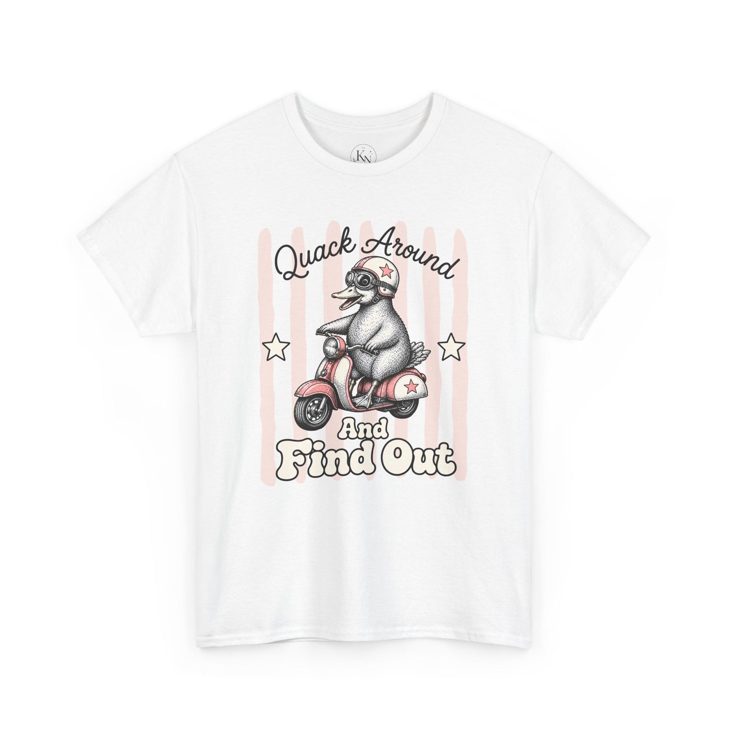 Quack Around and Find Out Retro Duck Graphic Tee