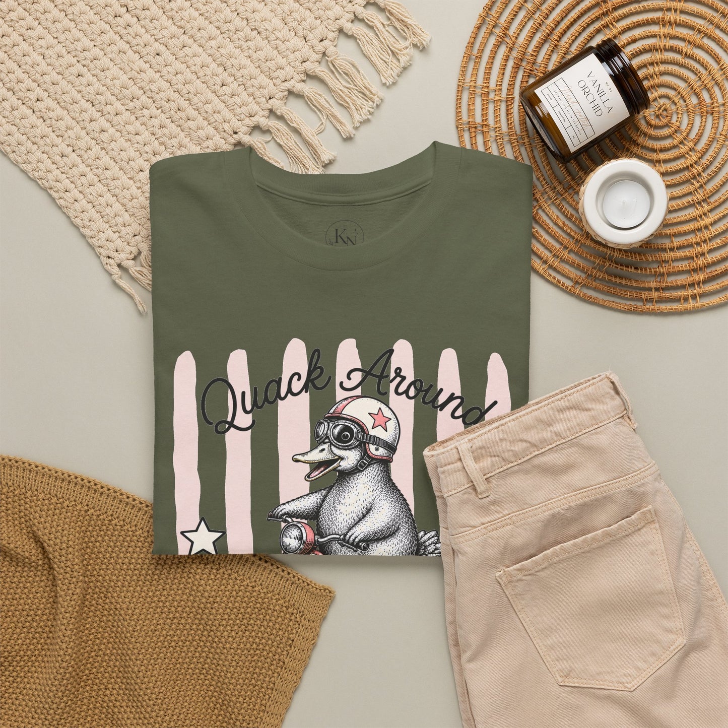 Quack Around and Find Out Retro Duck Graphic Tee