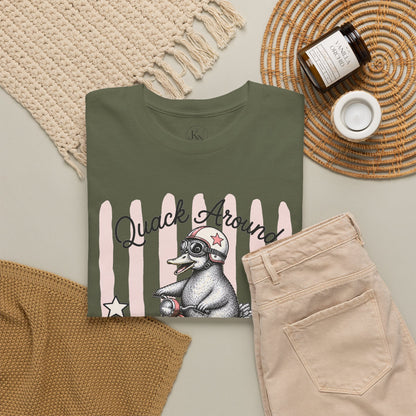 Quack Around and Find Out Retro Duck Graphic Tee