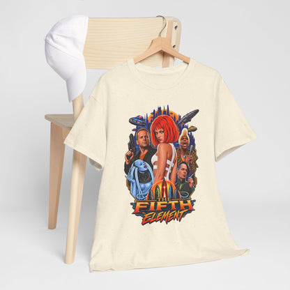 Retro Sci-Fi Character Collage Graphic Tee