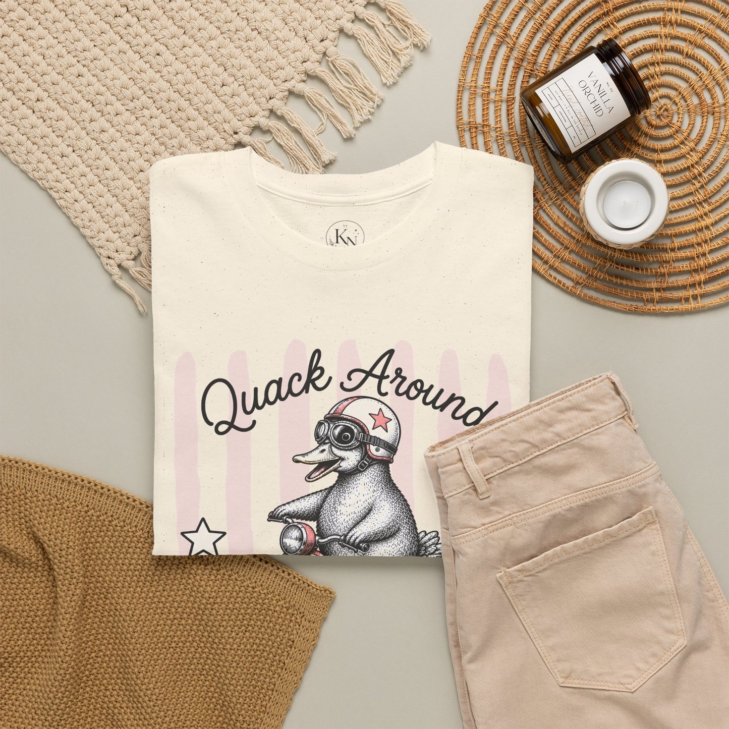 Quack Around and Find Out Retro Duck Graphic Tee