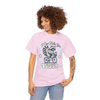 I Can Take You To The Trash Retro Raccoon Graphic Tee