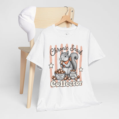 Chronic Snack Collector Retro Squirrel Graphic Tee