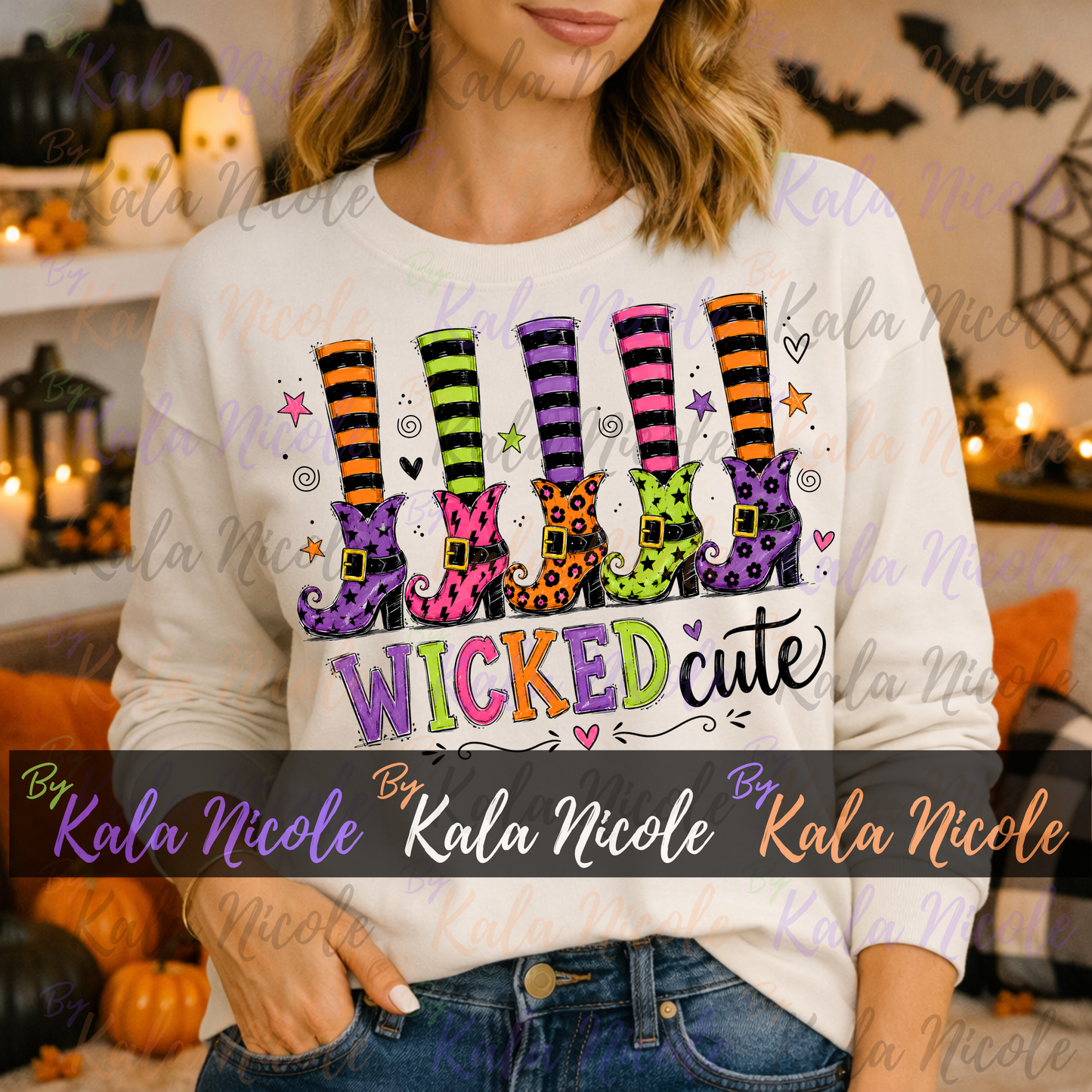 Wicked Cute PNG Bundle | Trendy Halloween PNG | Fall PNG | Cute Witch Clipart (Digital Download)