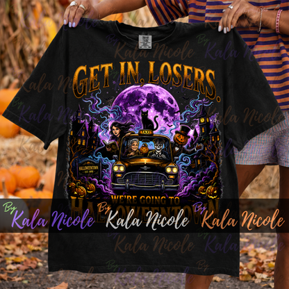 Get In Losers Going To Halloweentown PNG Bundle | Trendy Halloween PNG | 90s Halloween (Digital Download)