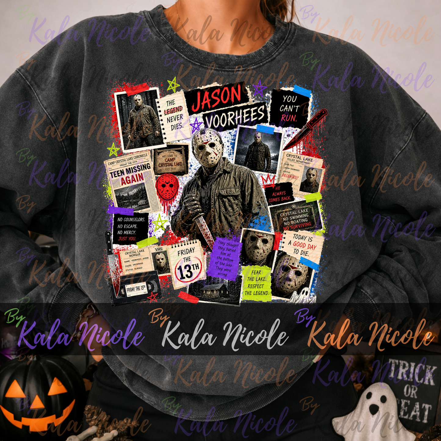 Horror Collage PNG | Jason Vorhees Friday the 13th