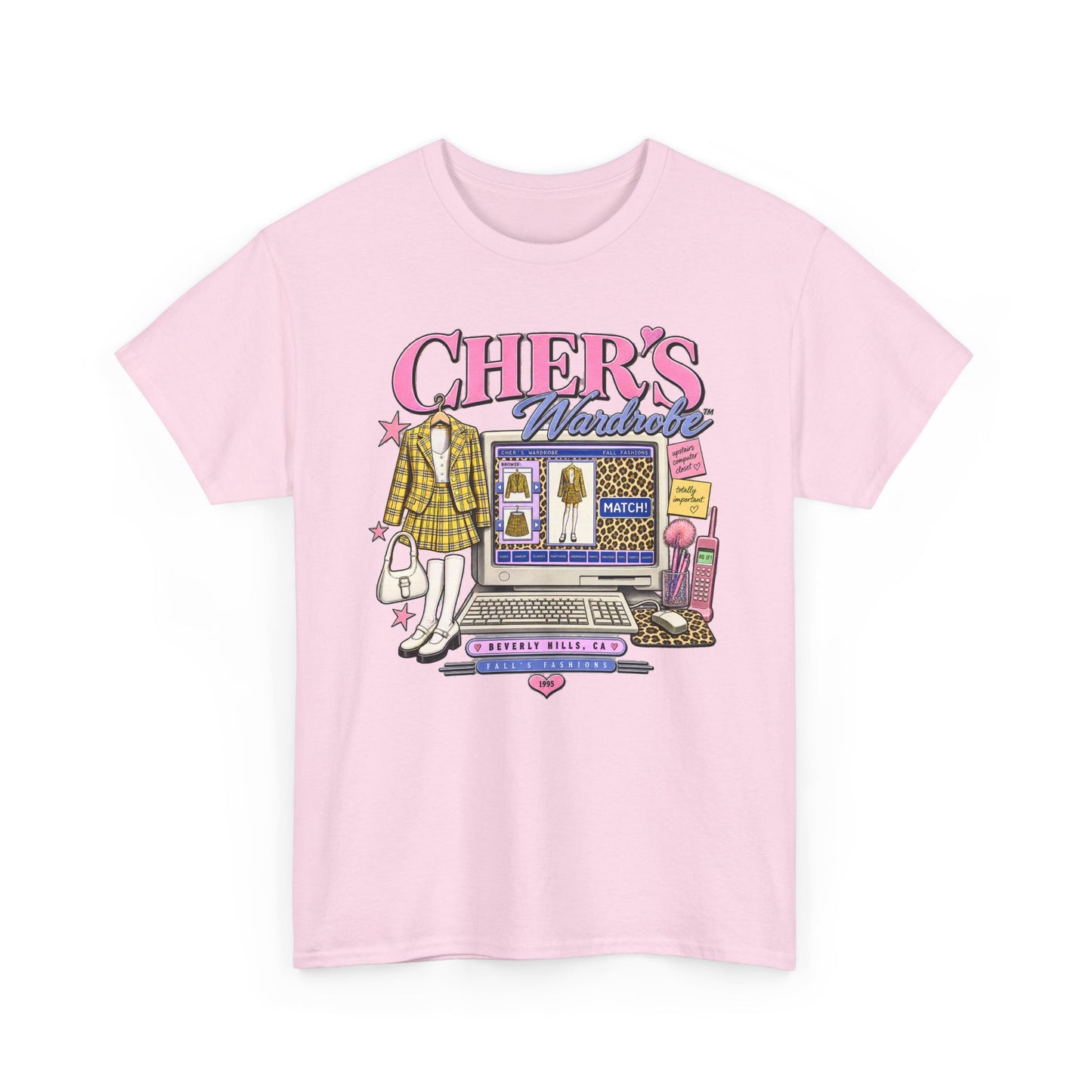Cher's Wardrobe Graphic Tee | 90s Movie Nostalgia