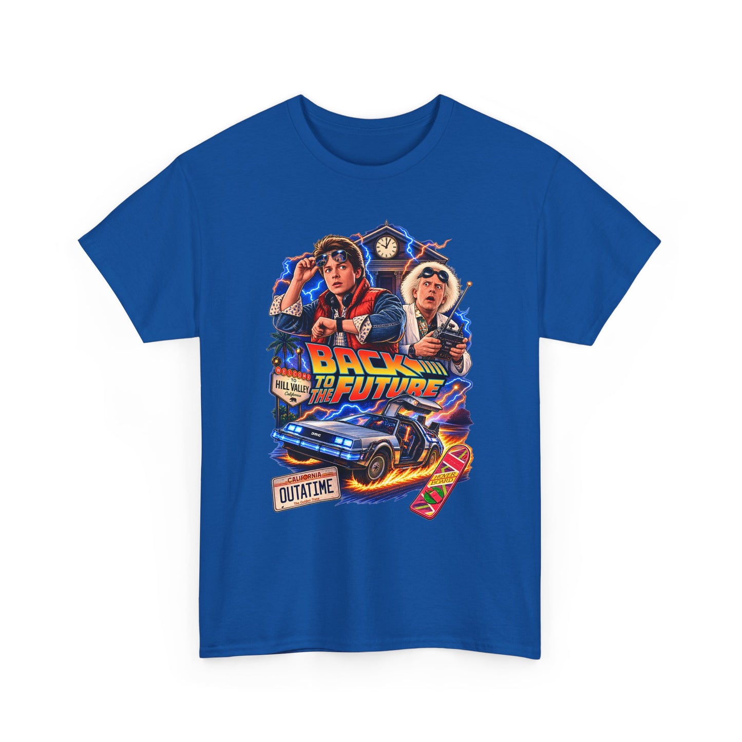 Retro Time Travel Movie Graphic Tee