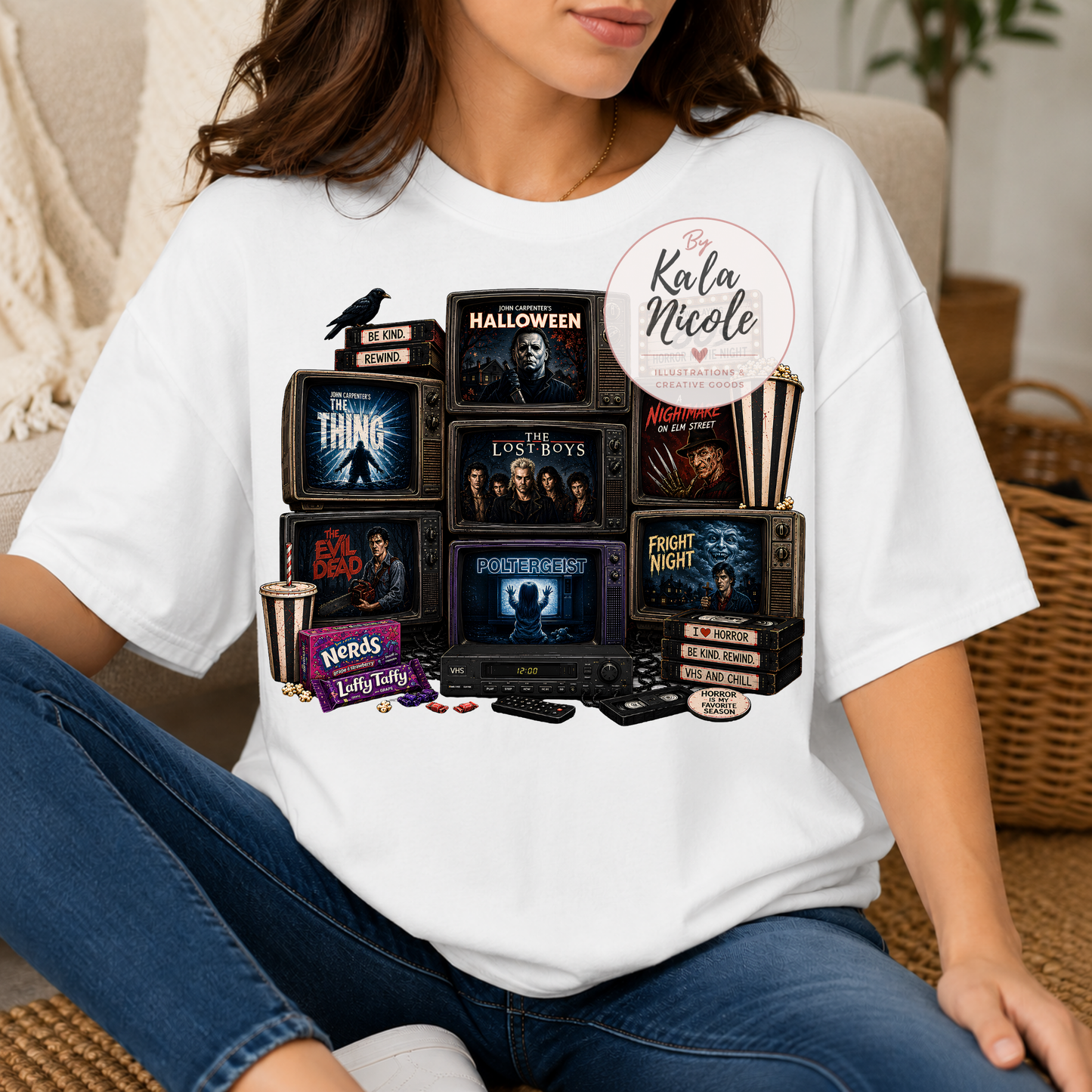 80s Horror Movie Night PNG Vol. 2