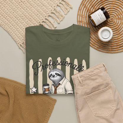 Professionally Unwell Retro Sloth Graphic Tee