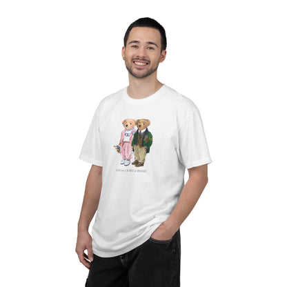 Personalized Couples T-Shirt — Custom Teddy Bear Graphic Tee | Gift for Him & Her
