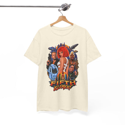 Retro Sci-Fi Character Collage Graphic Tee