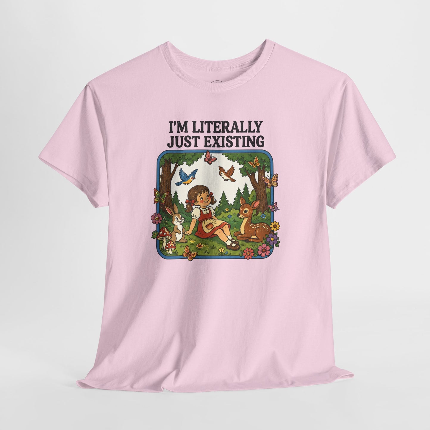 I'm Literally Just Existing Tee — Vintage Nature Graphic T-Shirt