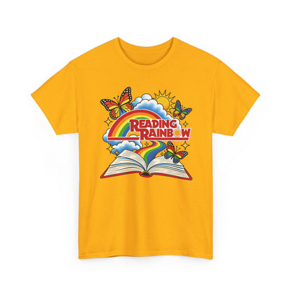 Rainbow & Butterflies Retro Book Graphic Tee