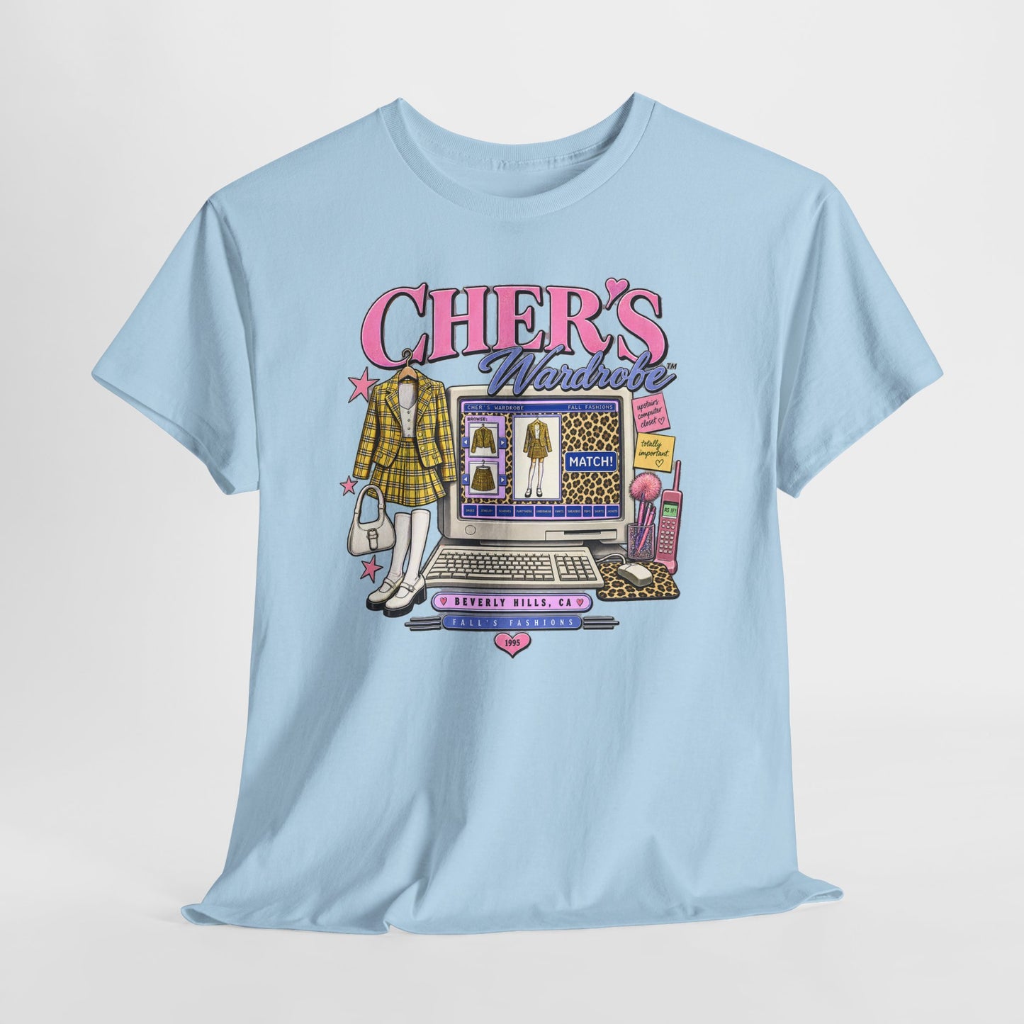 Cher's Wardrobe Graphic Tee | 90s Movie Nostalgia