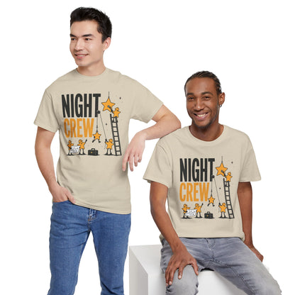 Night Crew Pop Art Tee — Stars Hanging Stars Graphic Tee