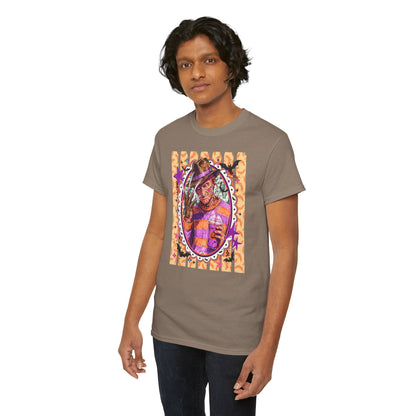 Freddy Krueger Portrait Tee — Colorful Spooky Horror Shirt