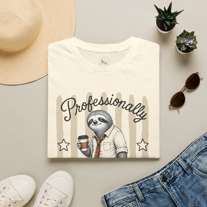 'Professionally Unwell' Sloth Graphic Tee