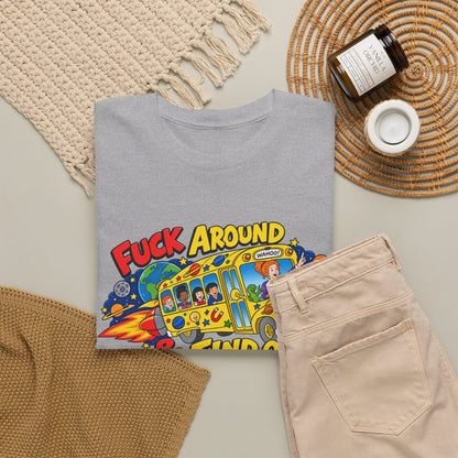 Fuck Around & Find Out Retro Comic Graphic Tee