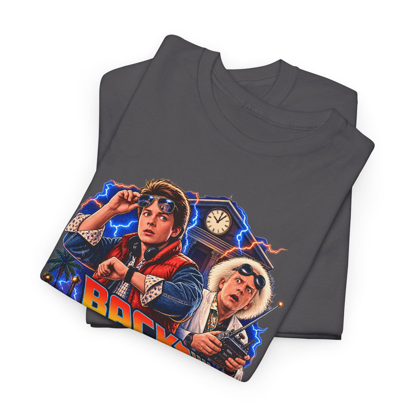Retro Time Travel Movie Graphic Tee
