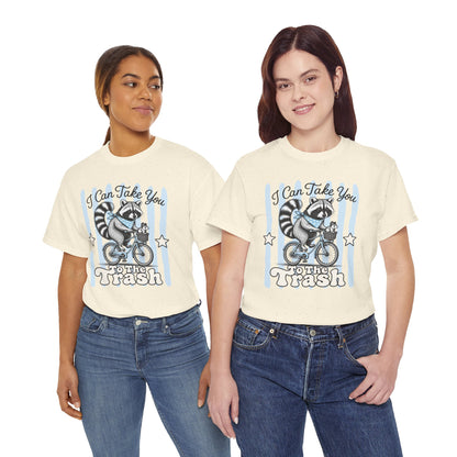 I Can Take You To The Trash Retro Raccoon Graphic Tee