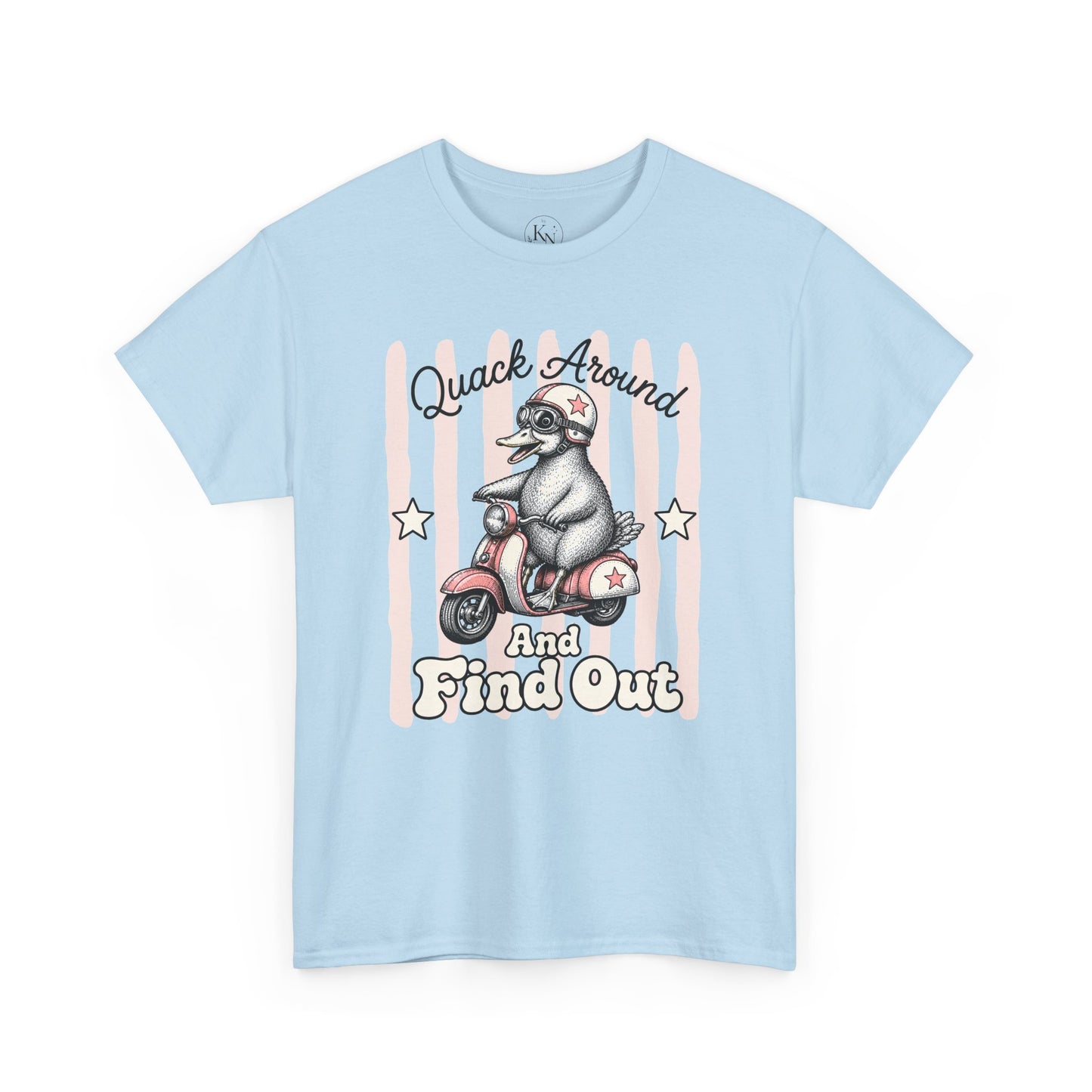 Quack Around and Find Out Retro Duck Graphic Tee