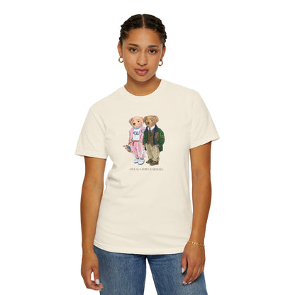 Personalized Couples T-Shirt — Custom Teddy Bear Graphic Tee | Gift for Him & Her