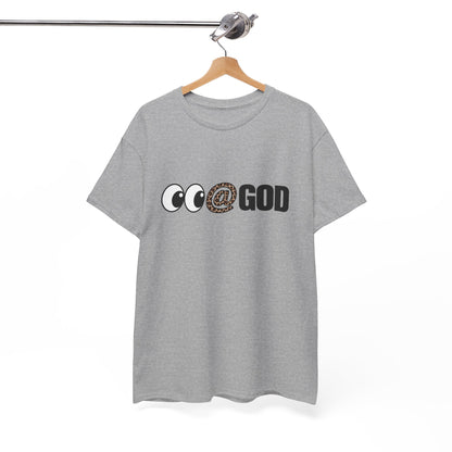 Look At God Leopard Print Graphic Tee