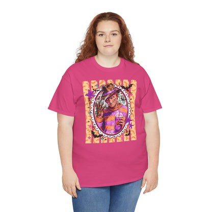 Freddy Krueger Portrait Tee — Colorful Spooky Horror Shirt