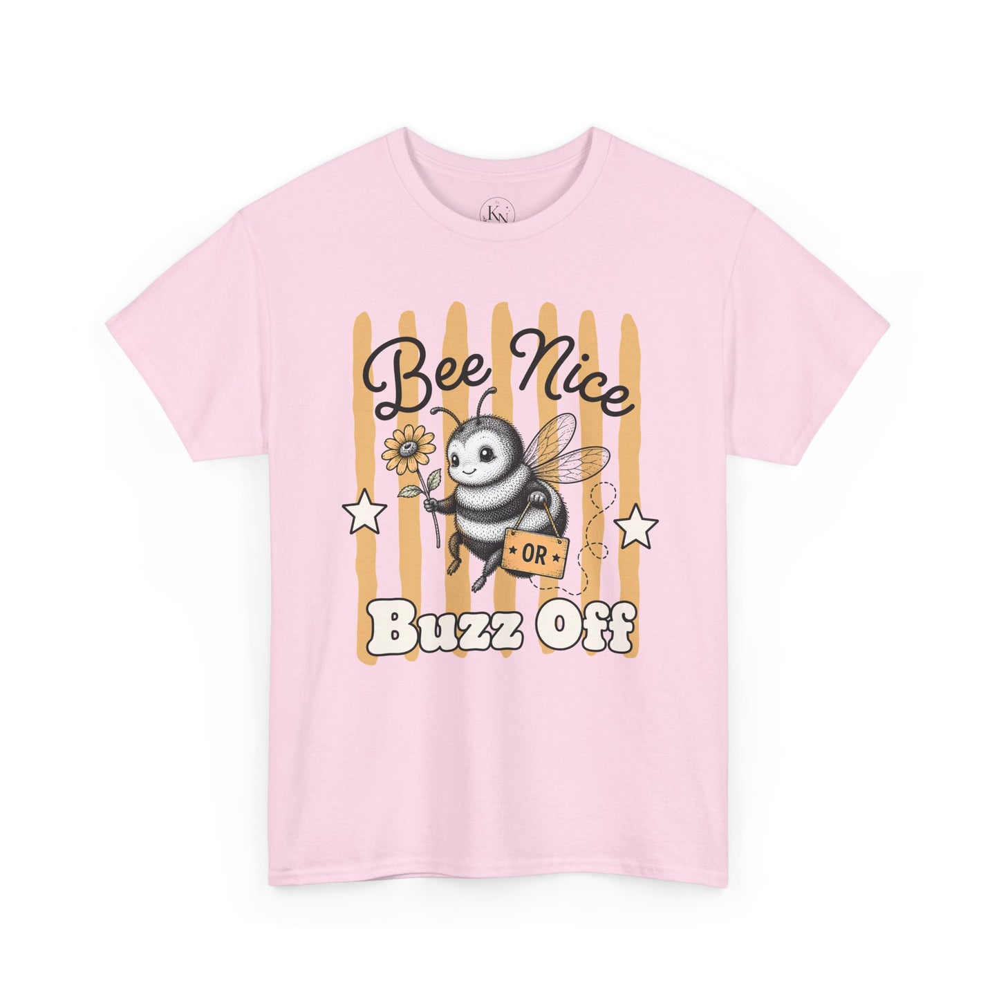 Bee Nice or Buzz Off Retro Bee Graphic Tee