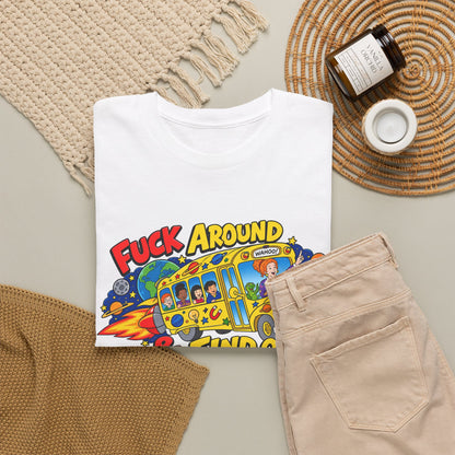 Fuck Around & Find Out Retro Comic Graphic Tee
